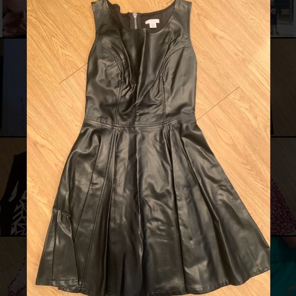 Leather skater dress - Picture 1 of 2